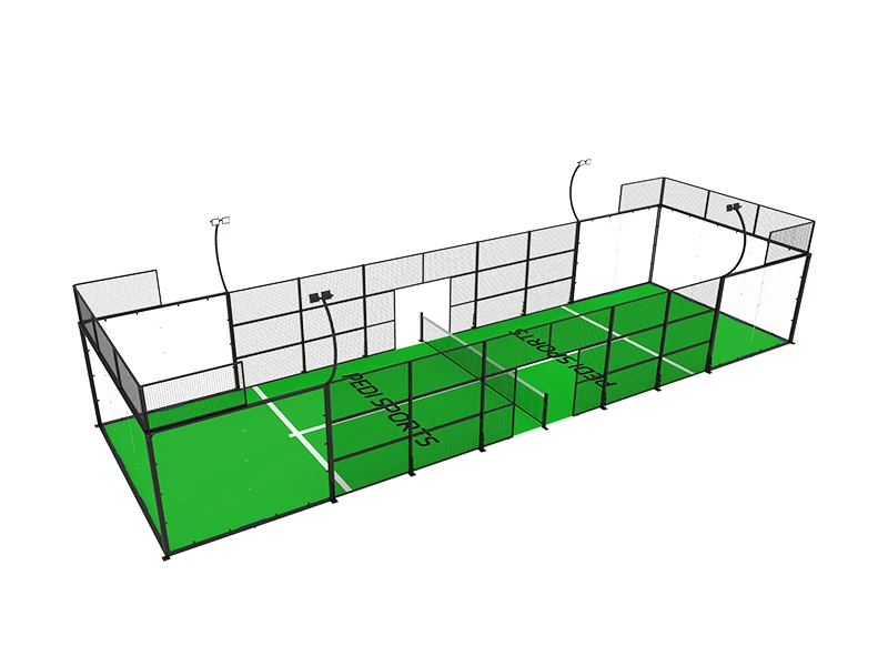 Premium Single Panoramic Padel Court (20x6m 1v1)