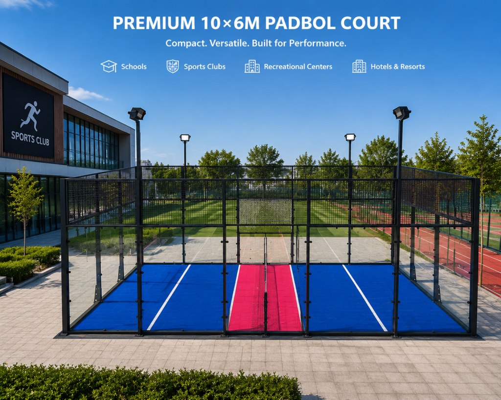 premium padbol court (standard 10x6m standard size)