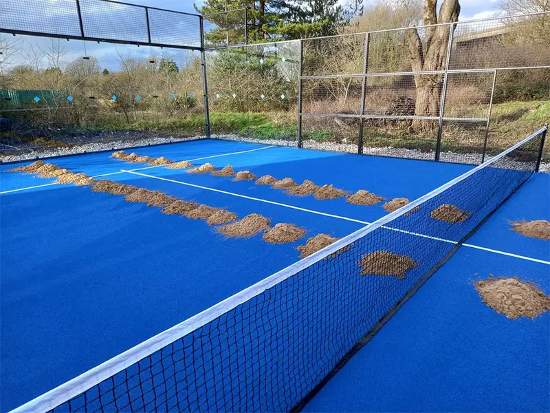 premium panoramic padel court with roof (all weather 20x10m)