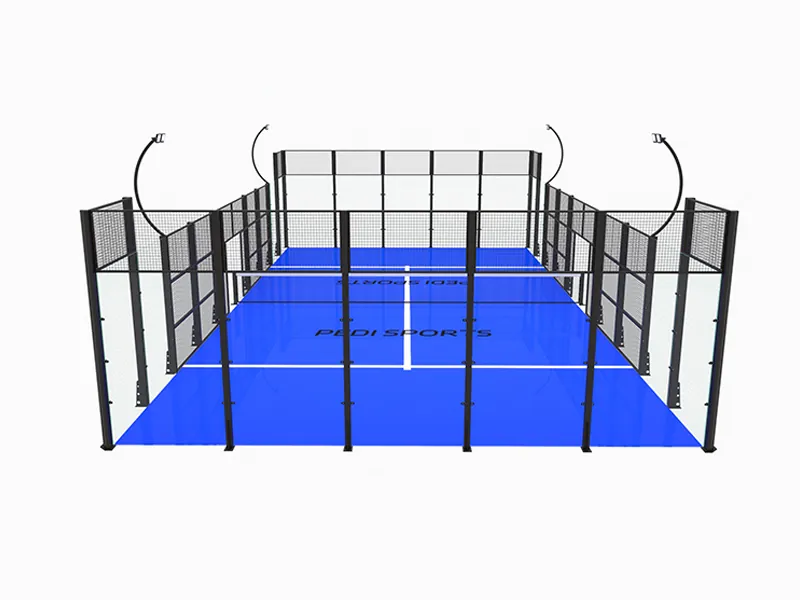 heavy duty classic padel court (20x10m standard)