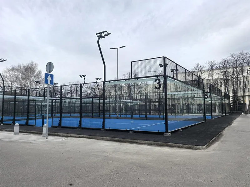 premium super panoramic padel court (360° unobstructed view)