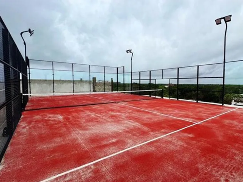 premium super panoramic padel court (360° unobstructed view)