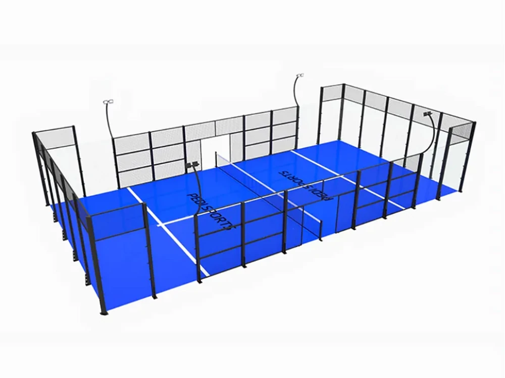 pc 003 classic padel court with steel frame structure